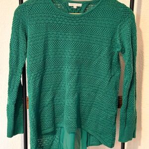 Copper Key Emerald Knit Top